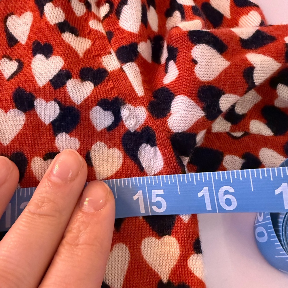 J.Crew Heart Sweater | Size Small - Picture 4 of 5